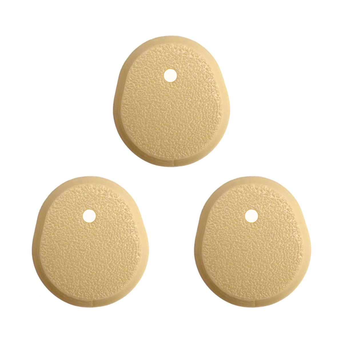 Lot de 3 coques beige clair pour capteur Dexcom G7