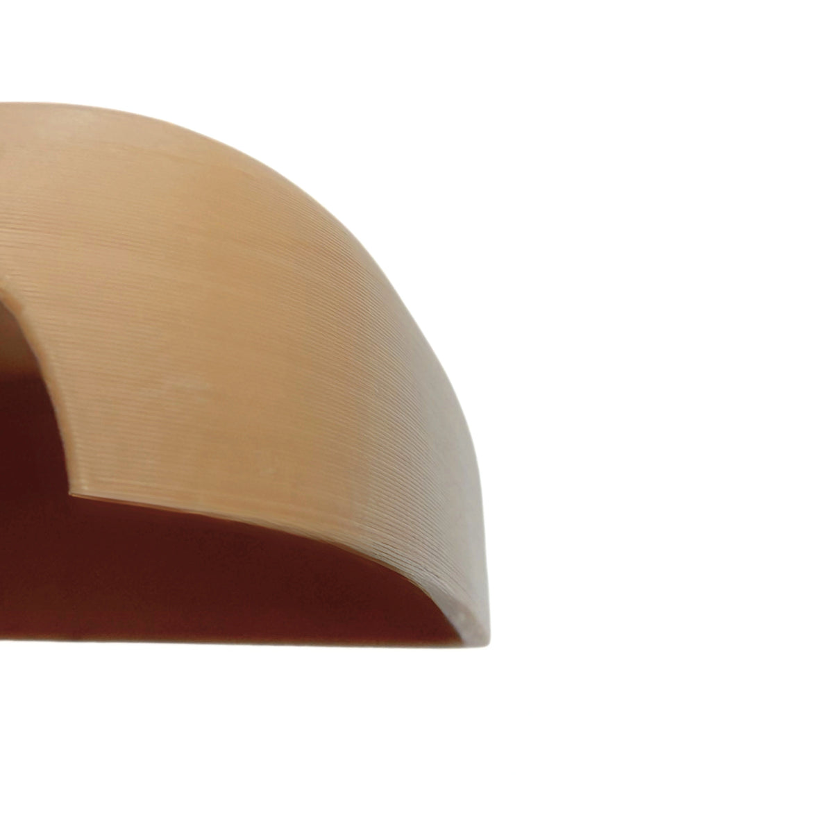 Coque beige foncé pour pompe Omnipod 5, vue macro