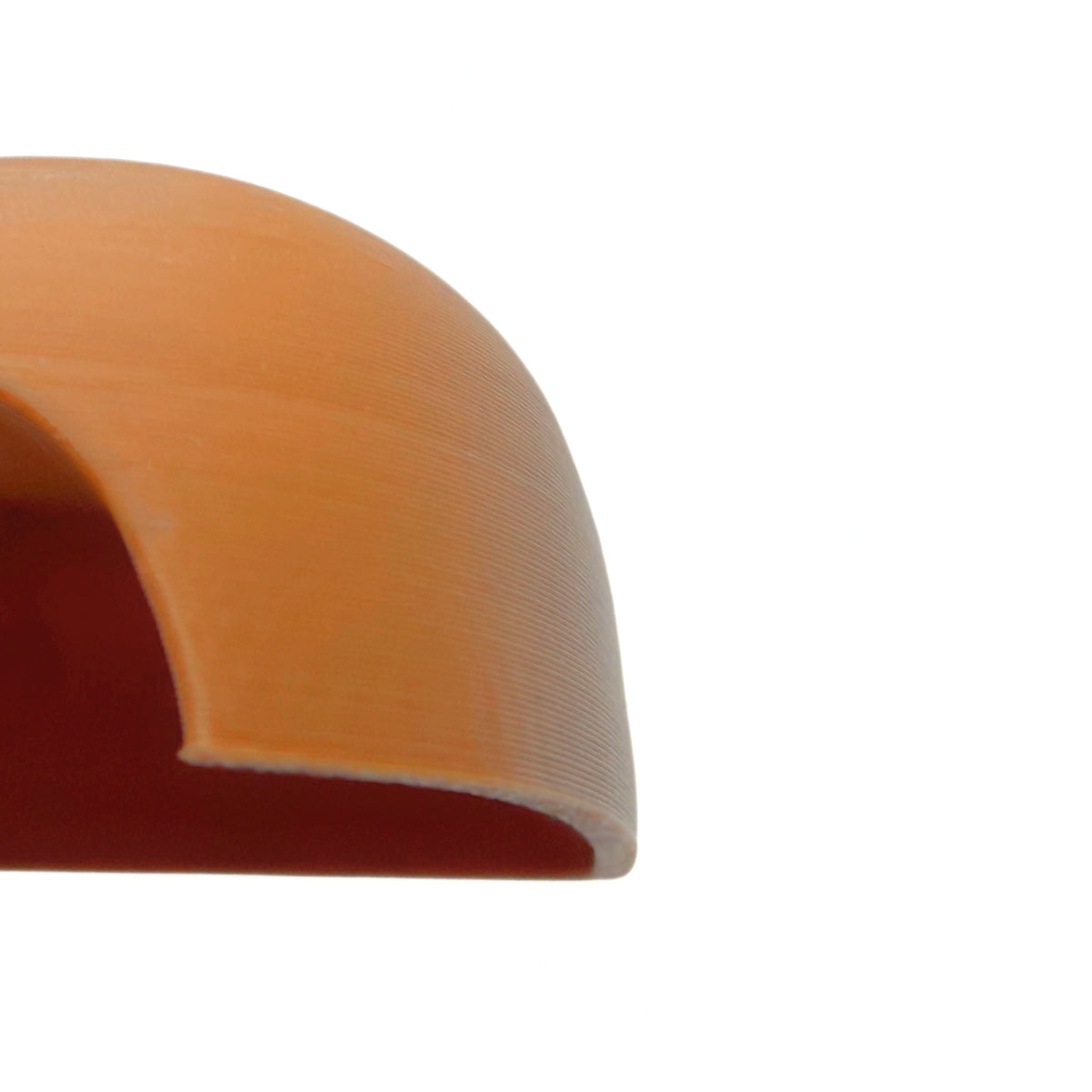 Coque marron clair pour pompe Omnipod 5, vue macro